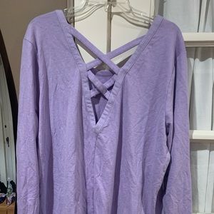 Old navy athletic sweatshirt with decorative back